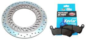 Disco de Freio Dianteiro Xre 300 Abs 2009 A 2018 + Pastilhas Vaz