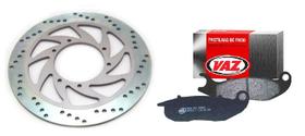 Disco de Freio Dianteiro Xtz 250 Lander / Xtz 250 Teneré 2016-2024 + Pastilhas Vaz