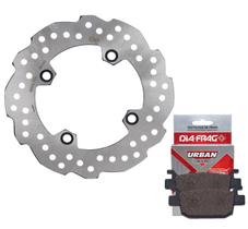 Disco de Freio Traseiro Adv 150 2019-2023 + Pastilhas Diafrag Disco de Freio Traseiro Adv 150 2019-2023 + Pastilhas Diafrag