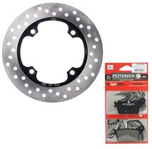 Disco de Freio Traseiro Cb 600f Hornet Sem Abs 2008 A 2014 + Pastilhas Ponteza Sinterizada Disco de Freio Traseiro Cb 600f Hornet Sem Abs 2008 A 2014 + Pastilhas Ponteza Sinterizada