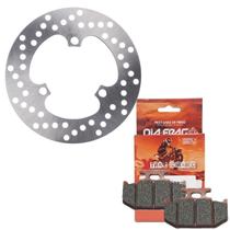 Disco de Freio Traseiro Crosser 150 Abs / Lander 250 / Teneré 250 + Pastilhas Diafrag Trail Cerâmica