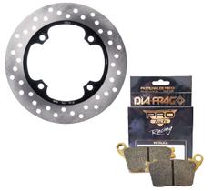 Disco de Freio Traseiro Hornet 600 Sem Abs 2008-2014 + Pastilhas Diafrag Disco de Freio Traseiro Hornet 600 Sem Abs 2008-2014 + Pastilhas Diafrag