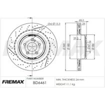 Disco de freio Traseiro Mercedes Benz C-Class 2008 a 2021