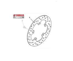 Disco De Freio Traseiro Original Yamaha Fazer 250 44cf582w0