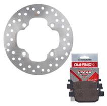 Disco de Freio Traseiro Pcx 150 Abs 2019-2023 + Pastilhas Diafrag Disco de Freio Traseiro Pcx 150 Abs 2019-2023 + Pastilhas Diafrag