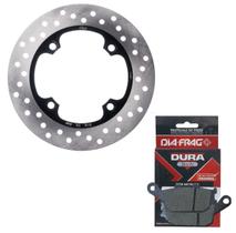 Disco de Freio Traseiro Xre 300 Abs 2009-2018 + Pastilhas Diafrag
