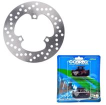 Disco de Freio Traseiro Xtz 250 Lander / Xtz 250 Teneré / Xtz 150 Crosser + Pastilhas Cobreq Street