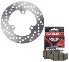 Disco de Freio Traseiro Xtz 250 Lander / Xtz 250 Teneré / Xtz 150 Crosser + Pastilhas Diafrag Dura Tech (Semimetálica) Disco de Freio Traseiro Xtz 250 Lander / Xtz 250 Teneré / Xtz 150 Crosser + Pastilhas Diafrag Dura Tech (Semimetálica)