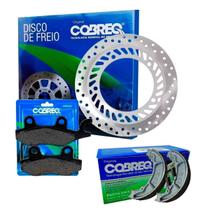 Disco De Freio Twister 250 ATE 08 + Pastilhas + Lona Cobreq