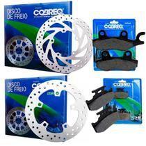 Disco de freio yamaha fazer 250 + pastilha de freio até 2015 cobreq Disco de freio yamaha fazer 250 + pastilha de freio até 2015 cobreq
