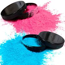 Disco de hóquei de revelação de gênero Winsharp com pó rosa e azul Disco de hóquei de revelação de gênero Winsharp com pó rosa e azul