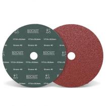 Disco de lixa 177,8 x 22,2 gr 80 rocast Disco de lixa 177,8 x 22,2 gr 80 rocast