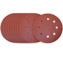 Disco de lixa 180 mm 8 furos para lixadeira MLP800H / MLP710 LED com 10 unidades (100)