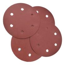 Disco De Lixa 225mm 06 Furos Nº100/nº150 Menegotti Kit 20und