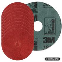 Disco de Lixa 7 x 7/8 Pol Grana 60 Kit 10 Unidades HC000618542 3M