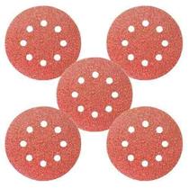 Disco de Lixa C/Furo GR120 125mm 5 Pcs - MTX