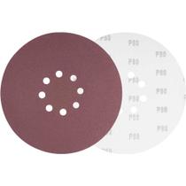 Disco De Lixa Com Costado Em Pluma 225mm Grão 80 Para Vonder
