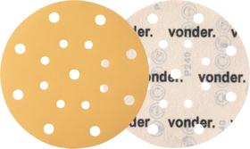 Disco De Lixa Com Costado Em Pluma 6'' 150mm Grão 240 Vonder