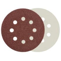 Disco De Lixa Com Pluma 125Mm 8 Furos Grão220 10 Pçs 08.044