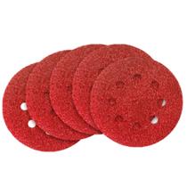 DISCO DE LIXA COM tiras autocolantes PERF. 125MM GRAO 100 C/ 5 PCS - MTX
