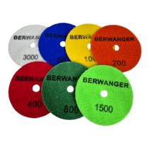 Disco de Lixa Diamantado 100mm Grão 3000 - 3855 - Berwanger