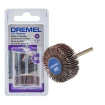 Disco de Lixa Dremel 502 3/8 Pol (9,5 mm) em Lâminas Grão 80 c/ Haste 3,2 mm para Micro Retíficas - 2 615 000 502