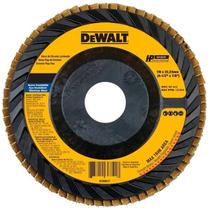 Disco de Lixa Flap 4.1/2" 115x22mm p/Metais e Inox Dewalt DW8309P-AR Grão 80