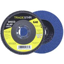 Disco de Lixa Flap 4.1/2 Grão 40 P/ Lixadeira 01 UN Disco de Lixa Flap 4.1/2 Grão 40 P/ Lixadeira 01 UN