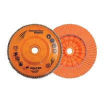 Disco de Lixa Flap 4.1/2" x 5/8" Enduro Turbo Walter 06A452 Grão 36/60 Kit 10 Unidades Disco de Lixa Flap 4.1/2" x 5/8" Enduro Turbo Walter 06A452 Grão 36/60 Kit 10 Unidades