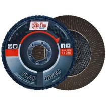 Disco de lixa flap-disc cônico 4.1/2" grão 60 - 09.006