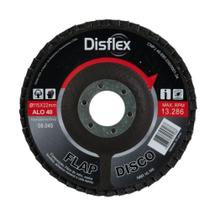 Disco De Lixa Flap-Disc Cônico 4.1/2Pol G40 - 09.045 Disflex