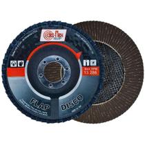 Disco De Lixa Flap-Disc Cônico 7Pol G80 - 09.032 - Disflex