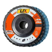 Disco De Lixa Flap Super Lix 4.1/2" 115mm Grão 120