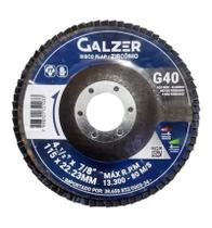 DISCO DE LIXA FLAP ZIRCONADO 4.1/2"x7/8” G60 - GALZER