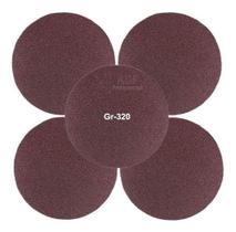 Disco De Lixa Gruda Fácil 125mm 05 Pçs 5 Pol Varios Grãos