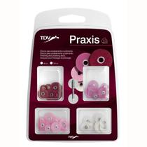 Disco de Lixa Praxis Kit Sortida C/Mandril C/60 Unds - TDV Disco de Lixa Praxis Kit Sortida C/Mandril C/60 Unds - TDV