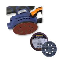 Disco De Lixa tiras autocolantes Ferro 125Mm Grão 100 Starfer 100 Disco De Lixa tiras autocolantes Ferro 125Mm Grão 100 Starfer 100