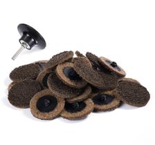 Disco de lixamento S SATC Quick Change Roll Lock de 2 polegadas e 25 unidades