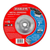 Disco de moagem Diablo 7" 27 tipo metal inoxidável com 0,6 cm de espessura