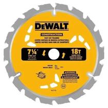 Disco De Serra 7 1/4 18 Dentes Madeira REF DW3192 - DEWALT