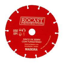 Disco de Serra C/ Tungstênio P/ Madeira 115x22,23mm (245,0003) - Rocast
