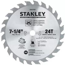 Disco de Serra Circular 7-1/4'' C/ 24 Dentes - Stanley