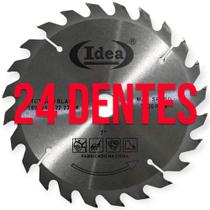 Disco de Serra Circular 7" - 180 mm. x 22,23 mm. Ponta de Widea Madeira 24 ou 20 Dentes