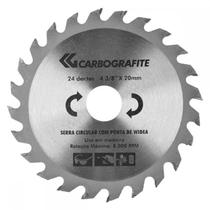 Disco De Serra Circular Com Ponta 4.3/8 X 24 X 20 - Disco De Serra Circular Com Ponta 4.3/8 X 24 X 20 -