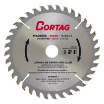 Disco de Serra Circular Cortag Para Madeira 185mm 36 Dentes Disco de Serra Circular Cortag Para Madeira 185mm 36 Dentes