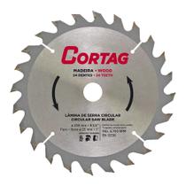 Disco de Serra Circular Cortag Para Madeira 235mm 24 Dentes