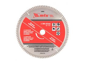 Disco de Serra Circular de Videa para Aluminio 96D 300MM 7338355 MTX Disco de Serra Circular de Videa para Aluminio 96D 300MM 7338355 MTX