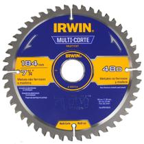 Disco de serra circular irwin multicorte 184mmx48dx30mm