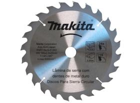 Disco de Serra Circular Makita D-51340 185mm 24 Dentes para Madeira Corte Preciso e Resistente