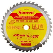 Disco De Serra Circular Md Para Madeira 305Mm 40D - Starrett